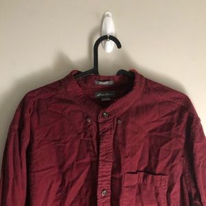 Eddie Bauer Red Button Down